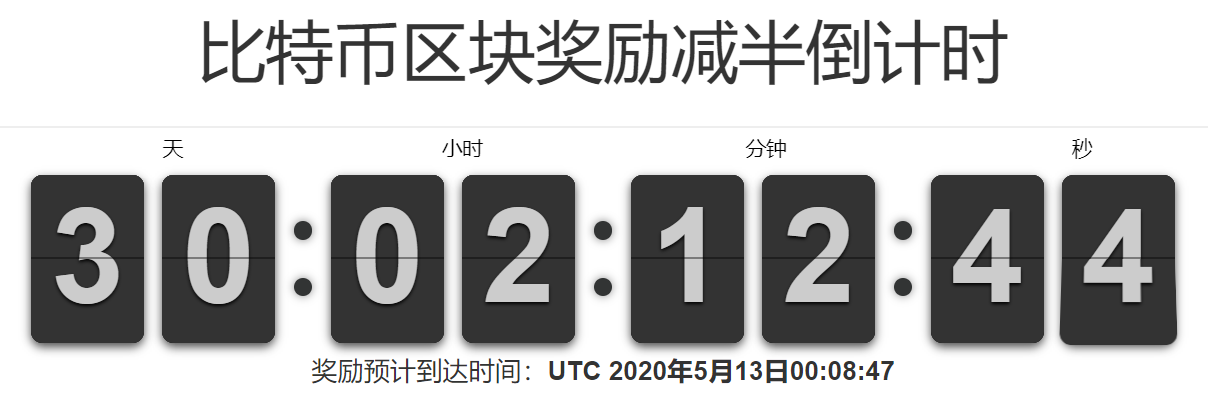 siteweilaicaijing.com 比特币减半时间_sitezhishu.com 比特币减半时间_下一次比特币减半的时间